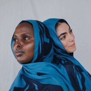 Vela Scarves Blue Swirl Hijab